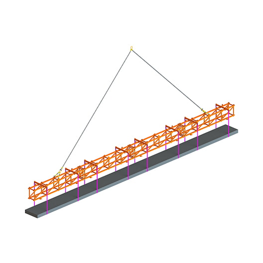 6 tonne lattice spreader beam